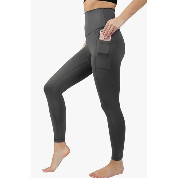 90 Degree Reflex Super High Waist Ankle Leggings Pocket Womens XS Military Green - Picture 1 of 11
